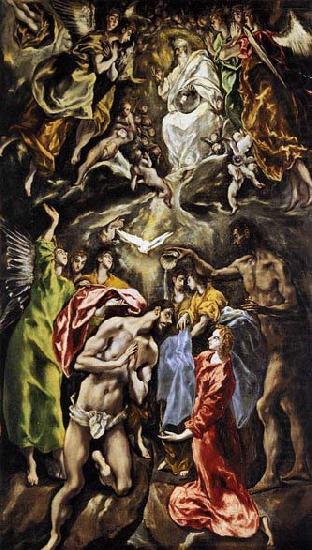El Greco The Baptism of Christ china oil painting image